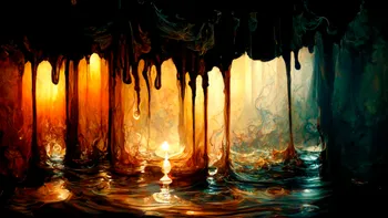 patterns in the undertow melted light is dripping